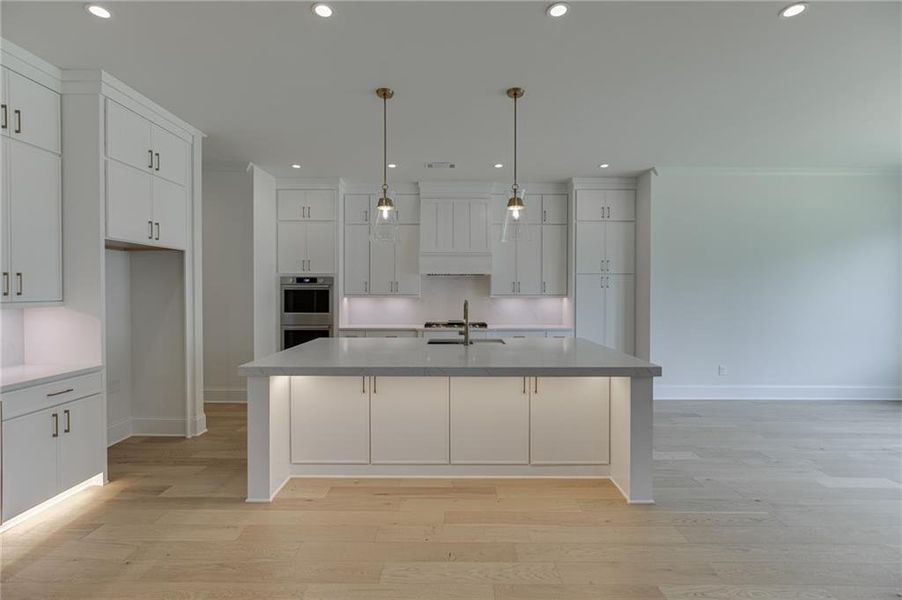 Furnished interior view inside a new home in , Buford (Image 9).