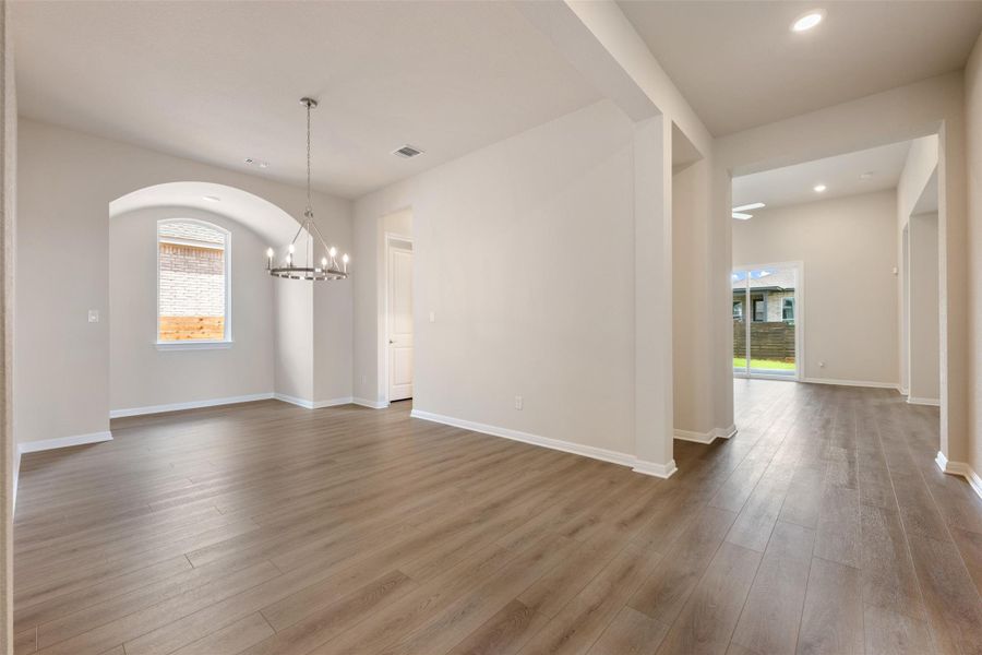 Spacious, unfurnished interior of a new home in The Trails at Carmel, Pflugerville (Image 30).