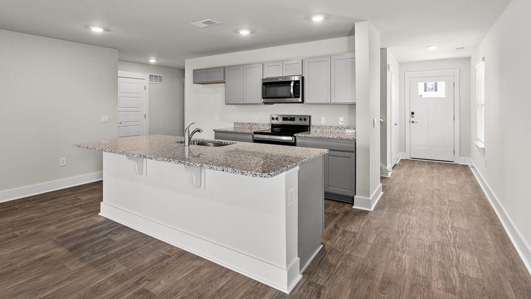 Furnished interior view inside a new home in Cedar Hill Landing, Navassa (Image 6).