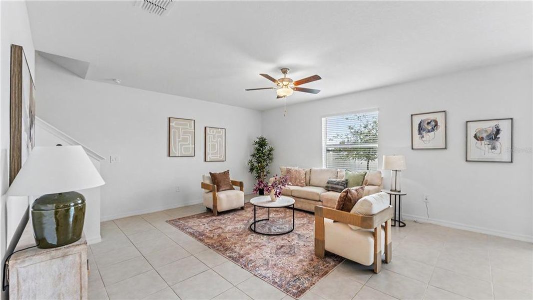 Furnished interior view inside a new home in Wind Meadows South, Bartow (Image 8).