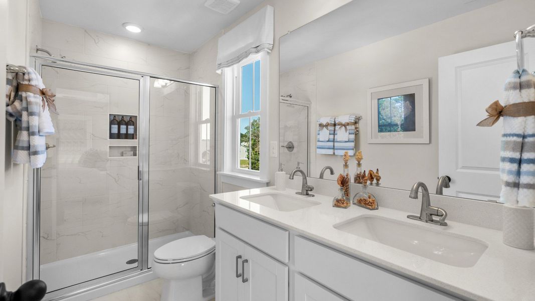 Furnished interior view inside a new home in Park Circle Townhomes, North Charleston (Image 19).