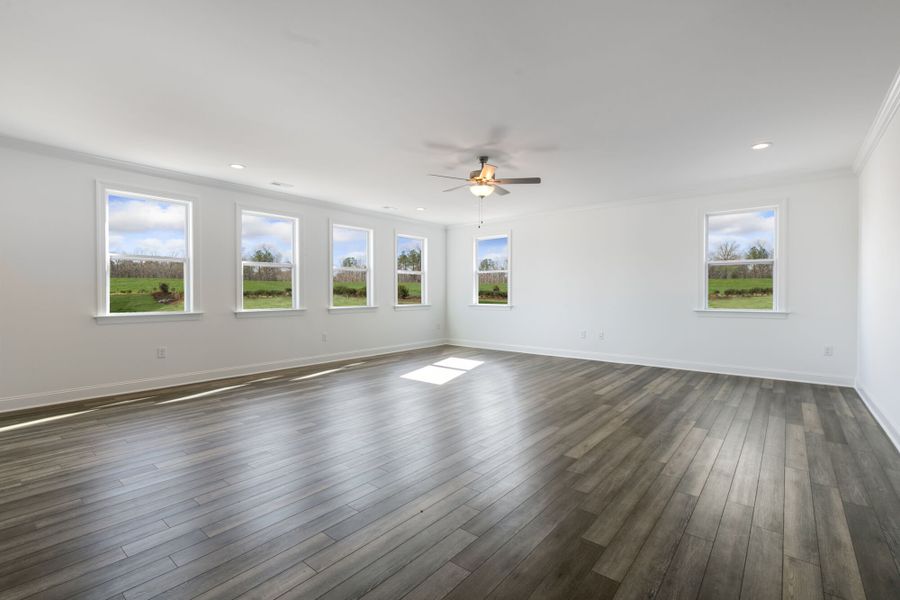 Representative unfurnished interior of a home built from the Yosemite by Mattamy Homes in Magnolia Park, Garner (Image 15). Representative unfurnished interior of a home built from the Yosemite by Mattamy Homes in Magnolia Park, Garner (Image 15).