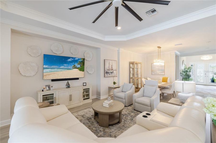 Furnished interior view inside a new home in , Fort Myers (Image 26).