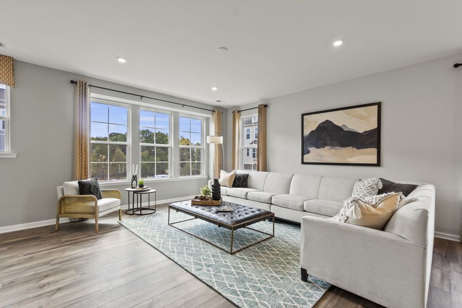 Stratford III Great Room in Waterstone at Lake Norman