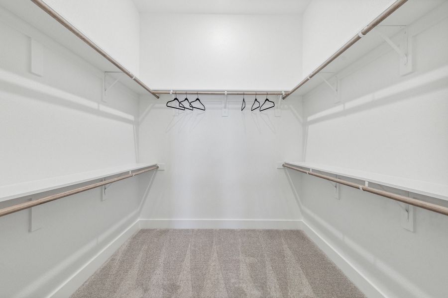 Representative unfurnished interior of a home built from the Grant by Centre Living Homes in Newman Village Townhomes, Frisco (Image 20).