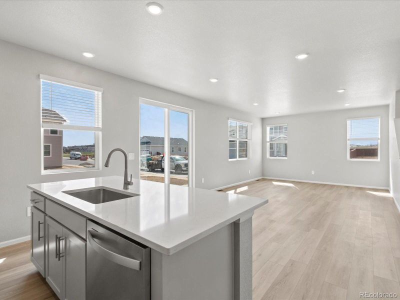 Furnished interior view inside a new home in Revere at Johnstown, Johnstown (Image 20).