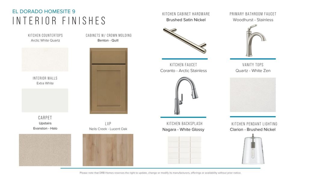 Furnished interior view inside a new home in El Dorado, Spartanburg (Image 27).