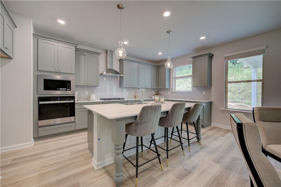 Furnished interior view inside a new home in Hamilton Lakes, Lawrenceville (Image 10).