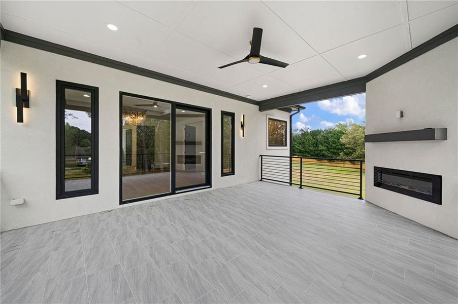 Exterior details and patio area of a home in , Buford (Image 38).