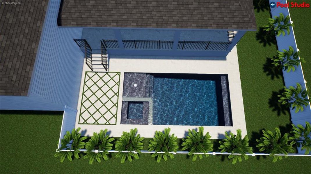 Front exterior of a new home in , St. Petersburg, FL, highlighting curb appeal (Image 34).