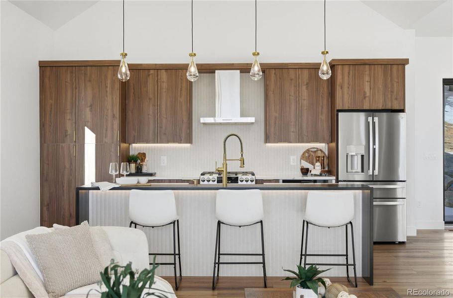 Furnished interior view inside a new home in , Idaho Springs (Image 25). Furnished interior view inside a new home in , Idaho Springs (Image 25).