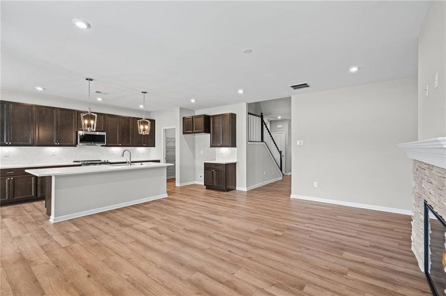 Furnished interior view inside a new home in Twin Lakes, Hoschton (Image 12).