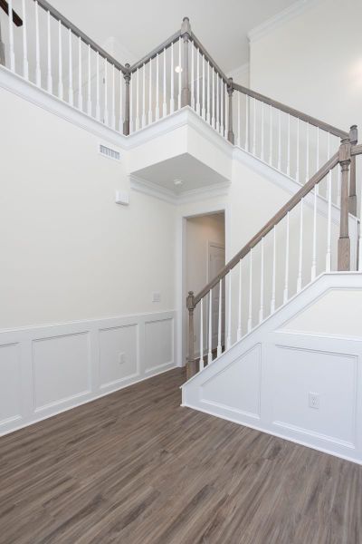 Representative unfurnished interior of a home built from the Cayman by Keystone Homes NC in Weybridge, Burlington (Image 15).