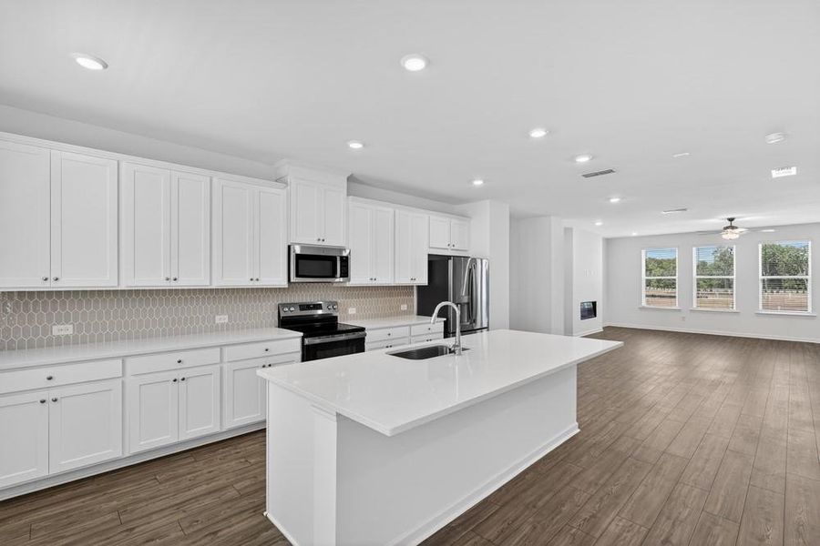 Furnished interior view inside a new home in Alder Creek, Cumming (Image 7).
