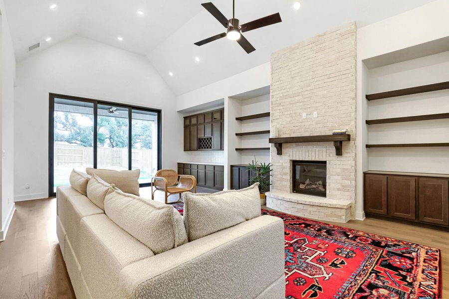 Furnished interior view inside a new home in 6 Creeks at Waterridge, Kyle (Image 7).