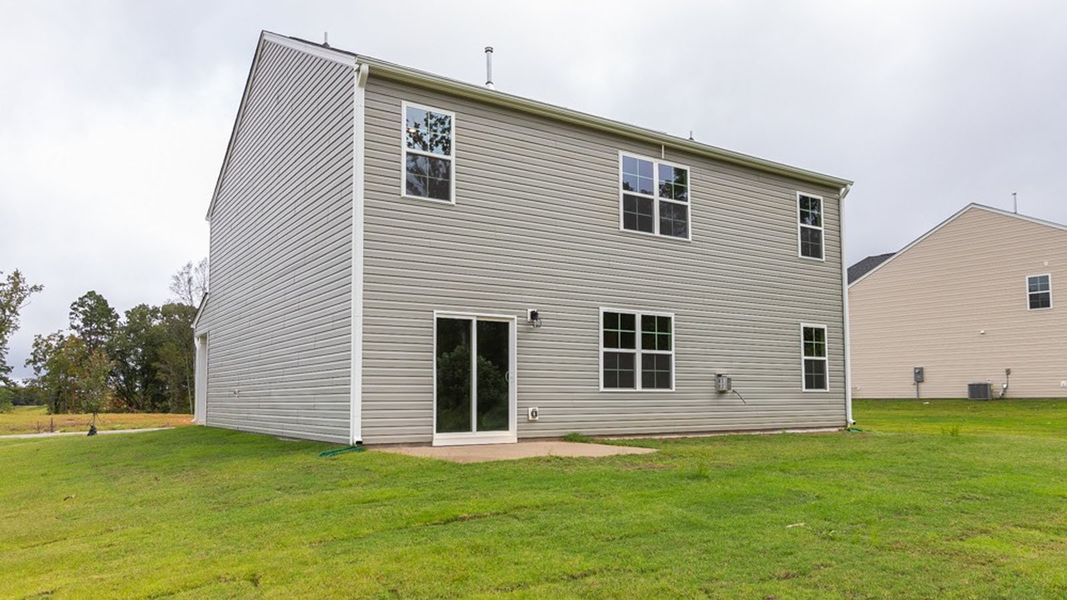 Exterior details and patio area of a home in Colly Farm, Stokesdale (Image 19).