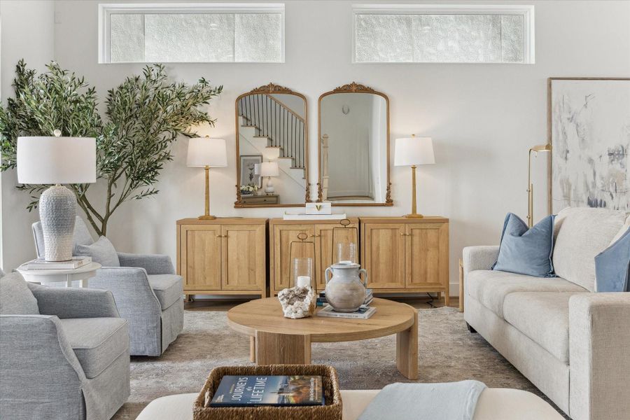 Furnished interior view inside a new home in Upland Estates, Houston (Image 5).