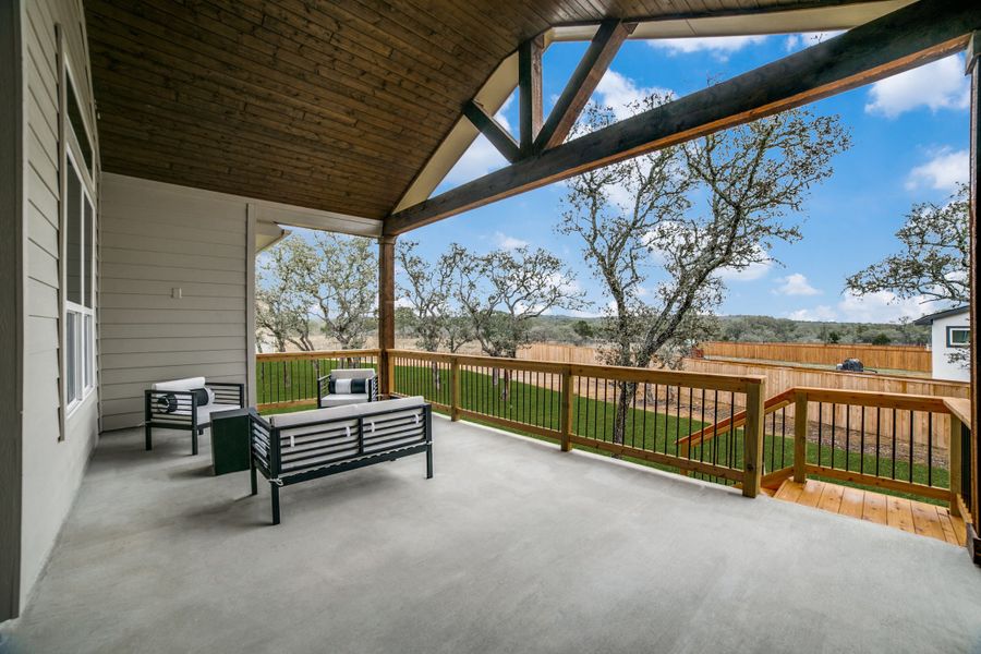 Representative exterior details of a home built from the The Garner A by Davidson Homes LLC in The Reserve at Potranco Oaks, Castroville (Image 3).