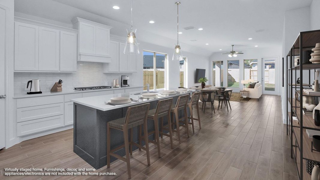 Furnished interior view inside a new home in Audubon, Magnolia (Image 5). Furnished interior view inside a new home in Audubon, Magnolia (Image 5).