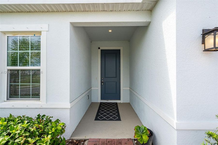 Exterior details and patio area of a home in Brooks Landing, Titusville (Image 16). Exterior details and patio area of a home in Brooks Landing, Titusville (Image 16).