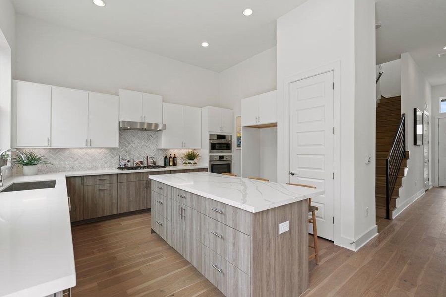 Furnished interior view inside a new home in Agave, Austin (Image 12).