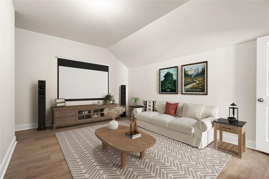 Furnished interior view inside a new home in , Canton (Image 17).