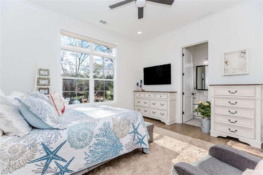 Furnished interior view inside a new home in , Dacula (Image 9).