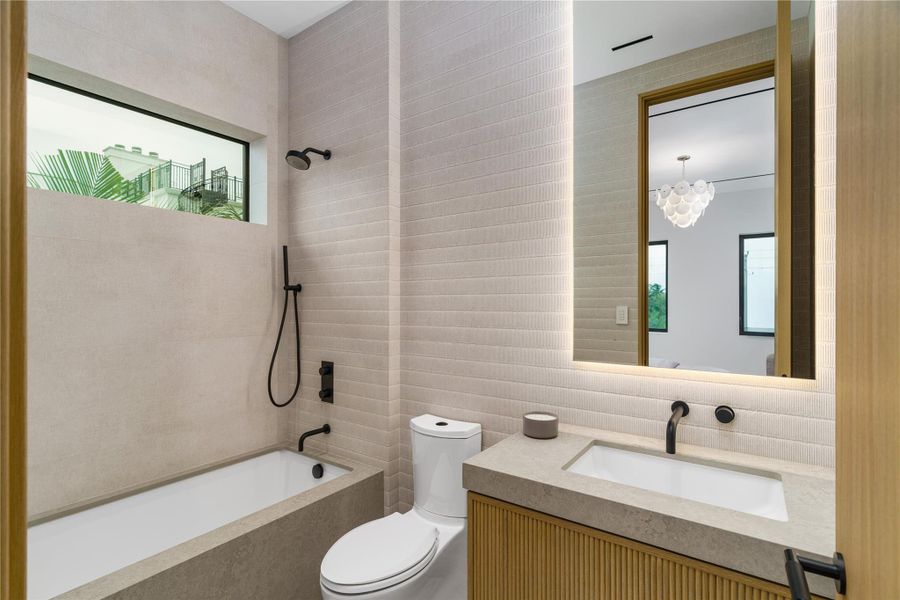 Furnished interior view inside a new home in , Ocean Ridge (Image 58).