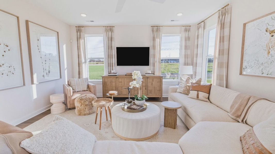 Furnished interior view inside a new home in Cottages of Bearwood, Mount Pleasant (Image 11).