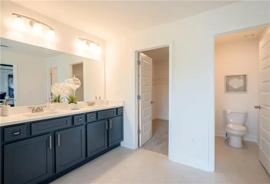 Furnished interior view inside a new home in Somerset at Riverbrook, Gainesville (Image 17).