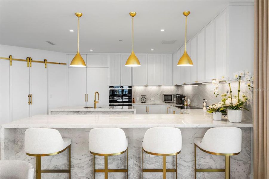 Furnished interior view inside a new home in , Tampa (Image 43).