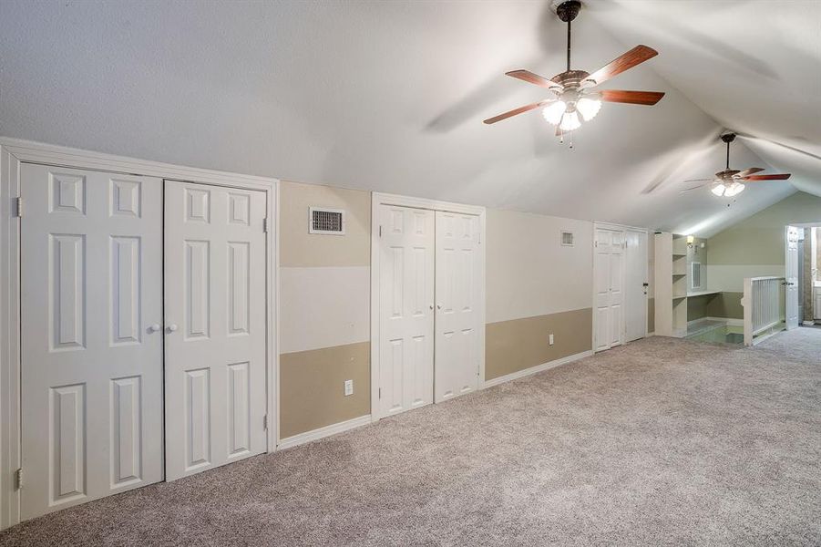 Tons of closet spaces in the upstairs primary bedroom! Tons of closet spaces in the upstairs primary bedroom!
