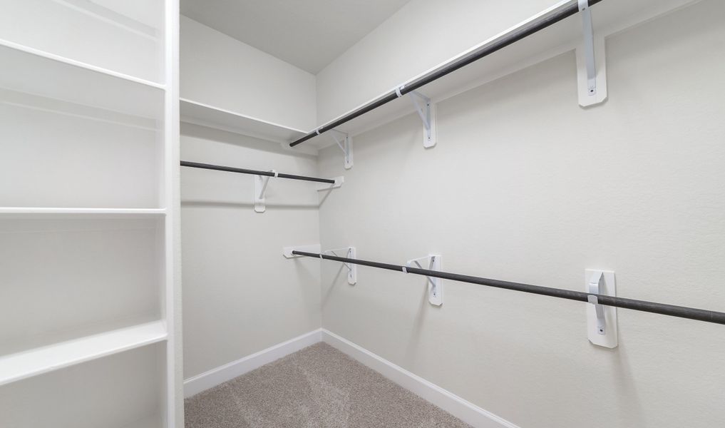 Primary walk-in closet