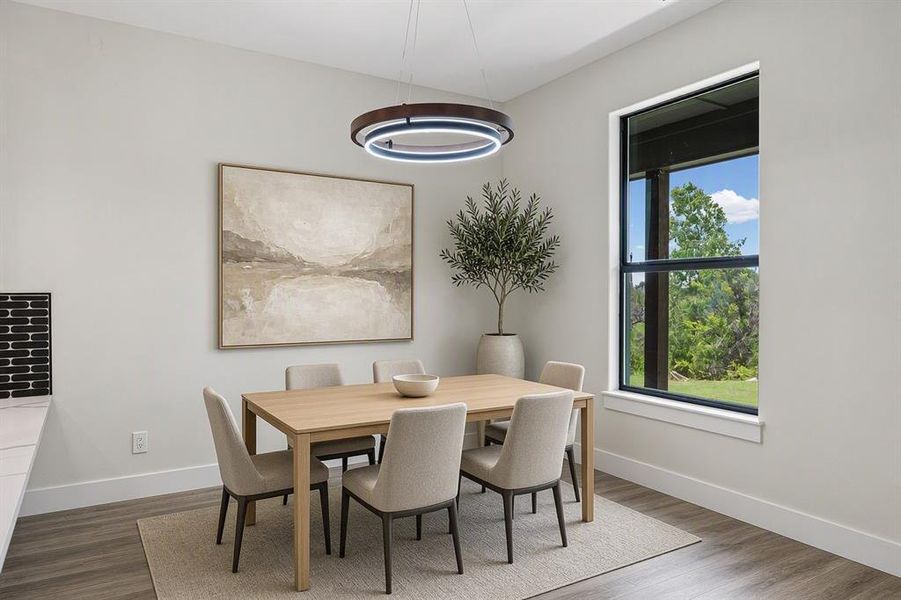 Furnished interior view inside a new home in , Granbury (Image 6).
