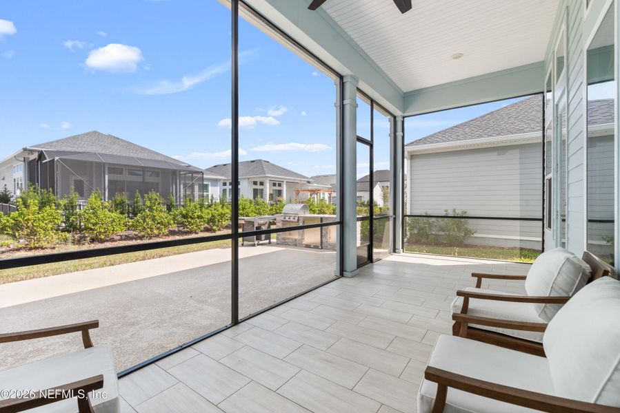 Exterior details and patio area of a home in , Jacksonville (Image 29).