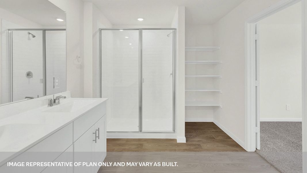 Furnished interior view inside a new home in Paramount, Kyle (Image 11).