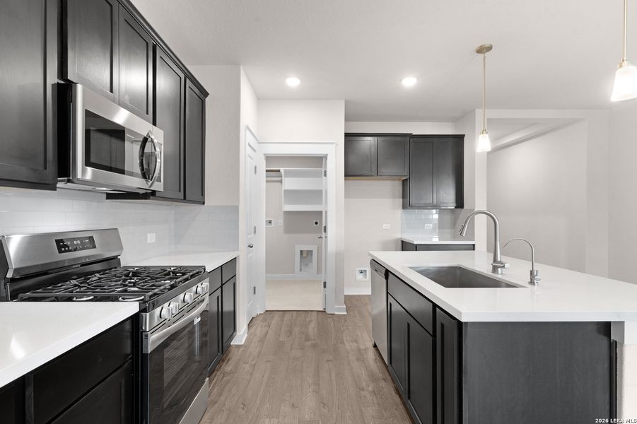 Furnished interior view inside a new home in Westridge, San Antonio (Image 10).