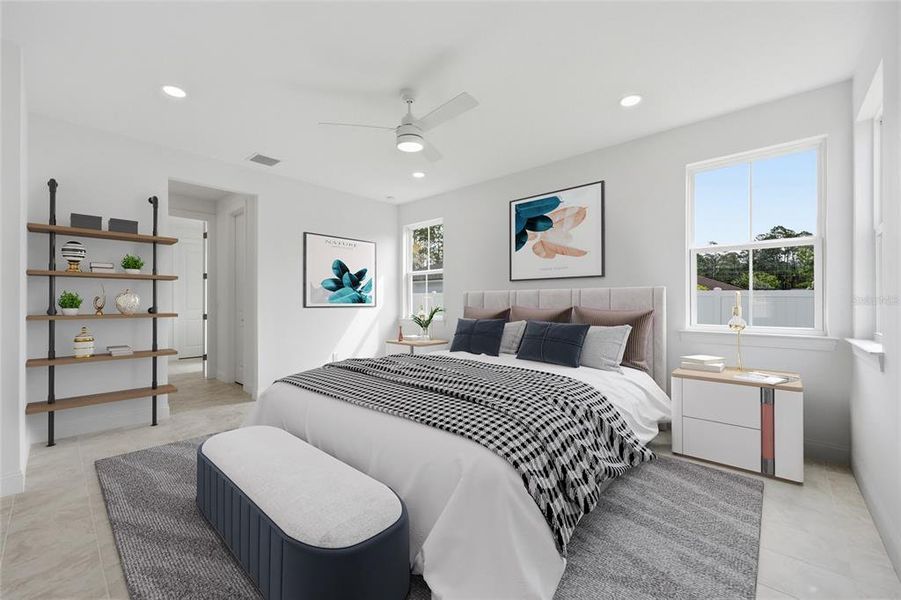 Furnished interior view inside a new home in Palm Coast Homes, Palm Coast (Image 14).