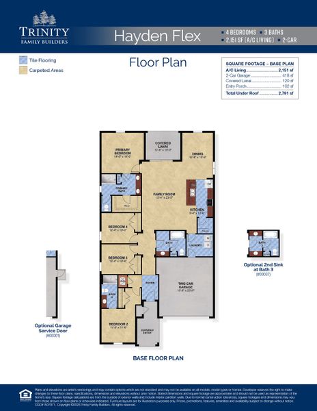 Hayden Flex floor plan