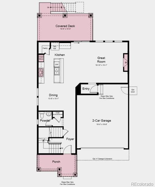 Additional Highlights Include: built in kitchen appliances, fireplace at great room, garden level unfinished basement with rough in plumbing, covered deck and patio, additional sink at bath 2