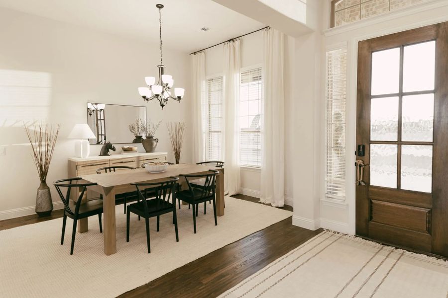 Representative furnished interior of a home built from the Victoria by Stonehollow Homes in Sister Grove II, Van Alstyne (Image 22). Representative furnished interior of a home built from the Victoria by Stonehollow Homes in Sister Grove II, Van Alstyne (Image 22).