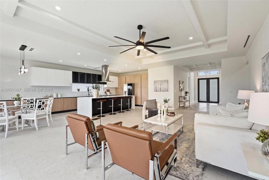 Furnished interior view inside a new home in , Cape Coral (Image 10).