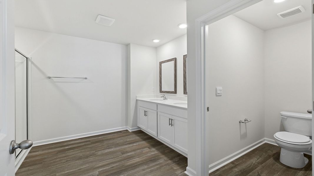 Furnished interior view inside a new home in Cloverdale Hills, Piedmont (Image 12).