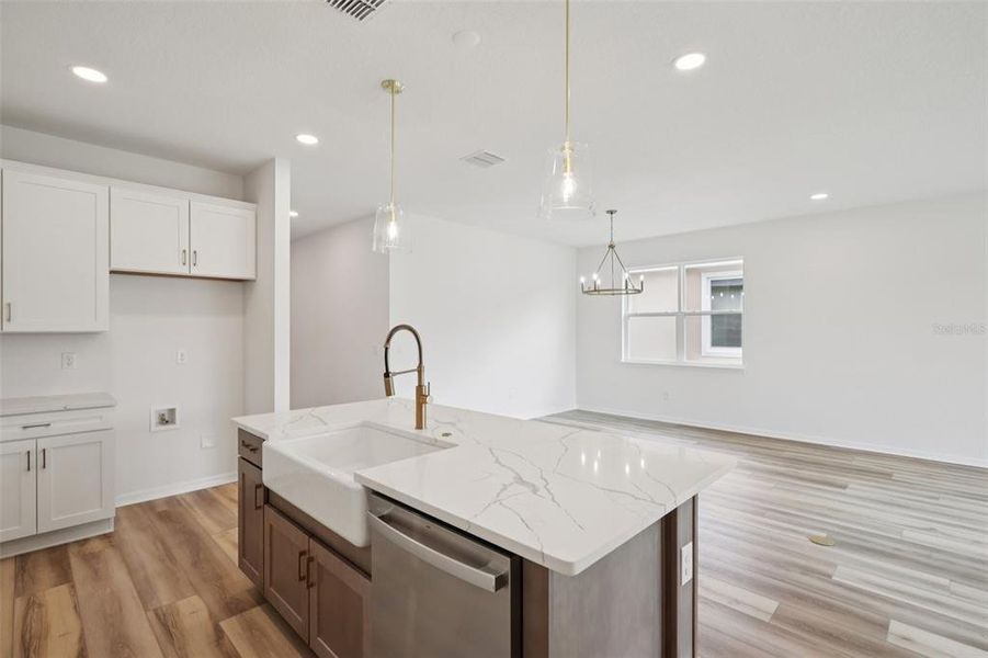 Furnished interior view inside a new home in Primrose at Longleaf, New Port Richey (Image 7).