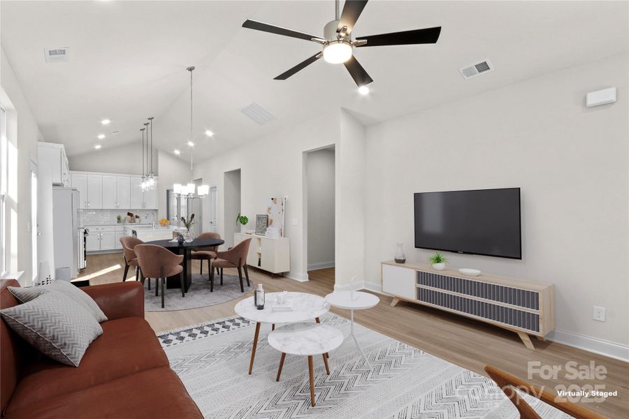 Furnished interior view inside a new home in , Statesville (Image 5). Furnished interior view inside a new home in , Statesville (Image 5).