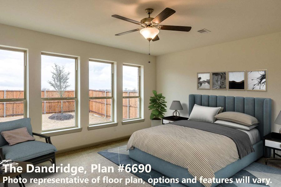 Representative furnished interior of a home built from the The Dandridge by David Weekley Homes in Myrtle Creek, Waxahachie (Image 5). Representative furnished interior of a home built from the The Dandridge by David Weekley Homes in Myrtle Creek, Waxahachie (Image 5).