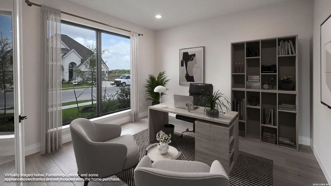 Furnished interior view inside a new home in Legacy at Lake Dunlap, New Braunfels (Image 15).