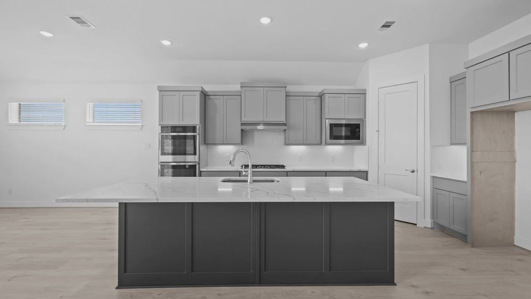 Furnished interior view inside a new home in Newhaven, Manor (Image 7).