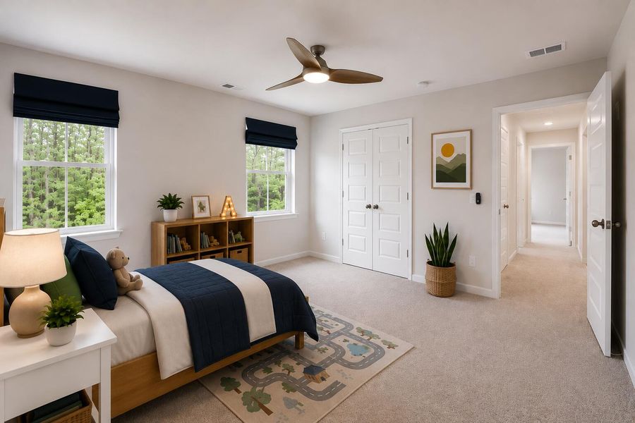 Furnished interior view inside a new home in Limehouse Village: Arbor Series, Summerville (Image 10).