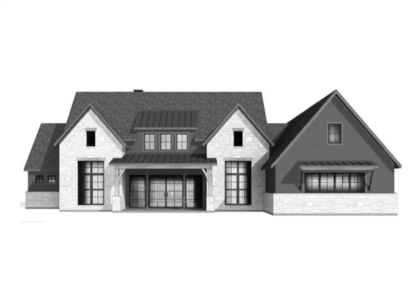 Exterior rendering of this home design in , Rome, GA (Image 9). Exterior rendering of this home design in , Rome, GA (Image 9).